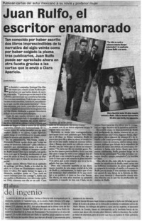 Juan Rulfo, el escritor enamorado