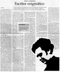 Escritor enigmático