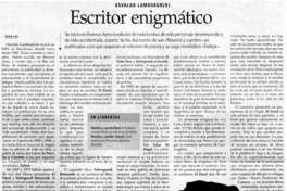 Escritor enigmático