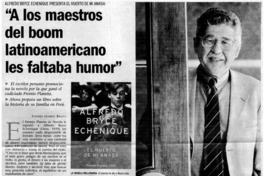 "A los maestros del boom latinoamericano les faltaba humor"