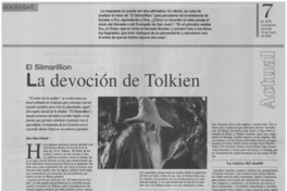 El Silmarillion, La devoción de Tolkien
