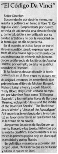 "El Código Da Vinci"