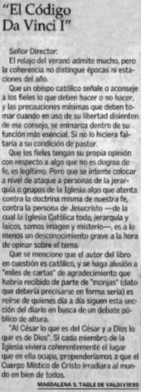 "El Código Da Vinci I"