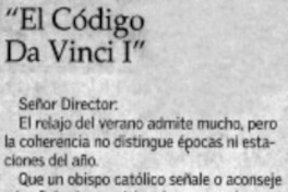 "El Código Da Vinci I"