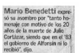 Mario Benedetti.