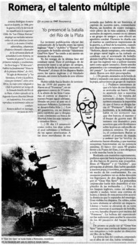 Romera, el talento múltiple.