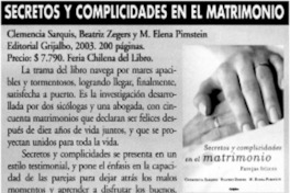 Secretos y complicidades en el matrimonio