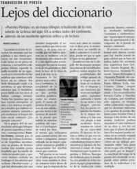 Lejos del diccionario