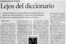 Lejos del diccionario