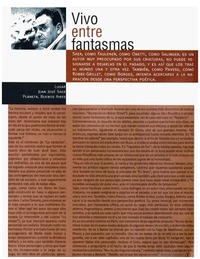 Vivo entre fantasmas.