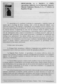 Aprendizaje reflexivo en la educación superior