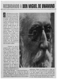 Recordando a don Miguel de Unamuno.