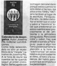 Calendario de desengaños.