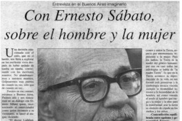 Con Ernesto Sábato, sobre el hombre y la mujer