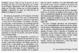 Vida de San Francisco de Asís. El hábito que hizo al monje