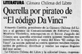 Querella por pirateo de "El código Da Vinci"