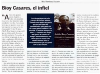 Bioy Casres, el infiel