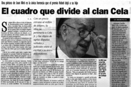 El cuadro que divide al clan Cela