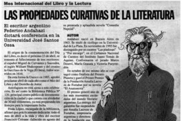 Las propiedades curativas de la literatura.