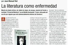 La literatura como enfermedad