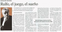 Rulfo, el juego, el sueño