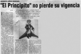 El principito" no pierde su vigencia.