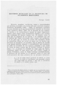 Recursos musicales en la escritura de Felisberto Hernández