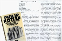 Los 80 conceptos esenciales de marketing
