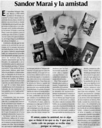 Sandor Marai y la amistad