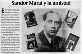Sandor Marai y la amistad