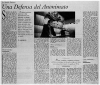 Una defensa del anonimato