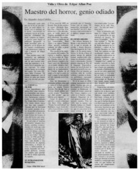 Maestro del horror, genio odiado