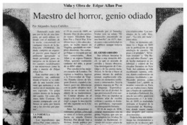 Maestro del horror, genio odiado