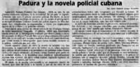 Padura y la novela policial cubana