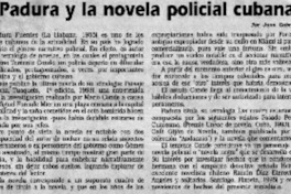 Padura y la novela policial cubana