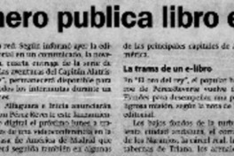 Autor pionero publica libro en la web.