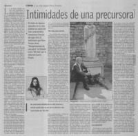 Intimidades de una precursora