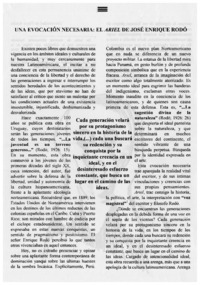 Una evocación necesaria: el Ariel de José Enrique Rodó