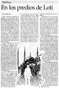 En los predios de Loti