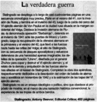 La verdadera guerra.