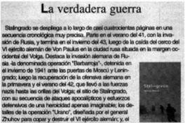 La verdadera guerra.