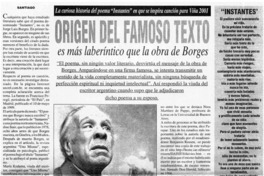 Origen del famoso texto es más laberíntico que la obra de Borges