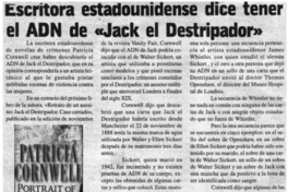 Escritora estadounidense dice tener el ADN de "Jack el destripador".