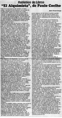 El alquimista", de Paulo Coelho