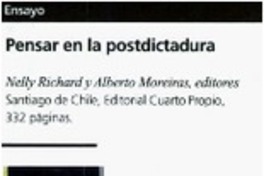 Pensar en la postdictadura