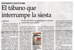 El tábano que interrumpe la siesta