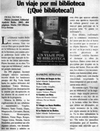 Un viaje por mi biblioteca (¡Qué biblioteca!)