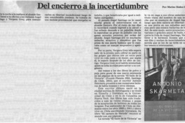 Del encierro a la incertidumbre