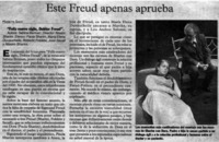 Este Freud apenas aprueba