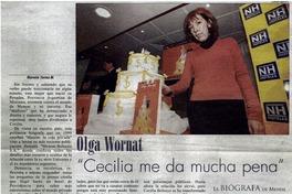 "Cecilia me da mucha pena"